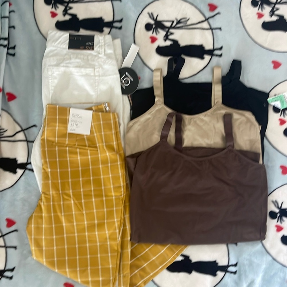 Bundle Deal! 2 Pants 3 Camisols